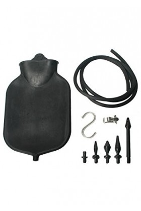 Clean Stream Deluxe Black Enema Set - douche anale