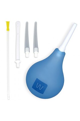 Dr. Wunder® lavement-inema-set 225ml : set de lavement polyvalent comprenant 4 embouts de lavement 1x tube pour wapiti 40cm 