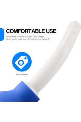 douperLtd - Poire de lavement anal ou vaginal pour hommes et pour femmes - En silicone de qualité médicale - Capacité : 310 m