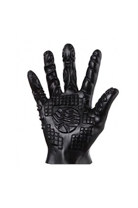 FBITE Outils de Massage pour Hommes et Femmes Gants de Massage Mitaines Ripstop Sailor Gloves,Black