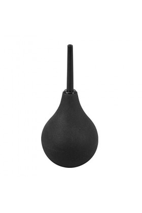 Aokeeu 1 X Nettoyeur De Lavement Noir, Lavement Médical en Caoutchouc, Outil De Nettoyage Anal, Sûr Et Non Toxique, Doux Et F