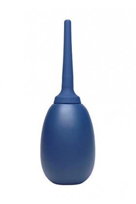 CleanStream Douche Anale Flex Tip Cleansing Enéma Bulb en Silicone Bleu