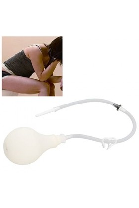 Naroote Ampoule de Lavement Anti-Retour, Kit dAmpoule de Lavement en Silicone Doux au Toucher pour Hôpital