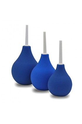 Topsaire Lavement Anal Douche anales et Vaginale silicone Medical PVC hygiène Poire de Lavement anus pour Nettoyage privé Net