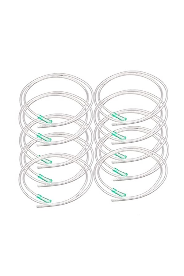 Lot de 10 tubes intestinaux - 100 cm - Pointe ronde et bords arrondis - Longueur : 100 cm - ∅ 5,3 mm - Taille universelle pou