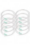 Lot de 10 tubes intestinaux - 100 cm - Pointe ronde et bords arrondis - Longueur : 100 cm - ∅ 5,3 mm - Taille universelle pou