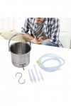 Seau de Lavement avec Sac de Rangement Buses de Lavement en Silicone Kit de Lavement en Silicone Home Enema Kit Dirrigation 