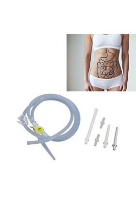 PENO PENOwah6xzn9qg Poire De Lavement Intime Anale Kit,Poire Anale,1.5m Enema Tube Kit Soft Silicone Hospital Use