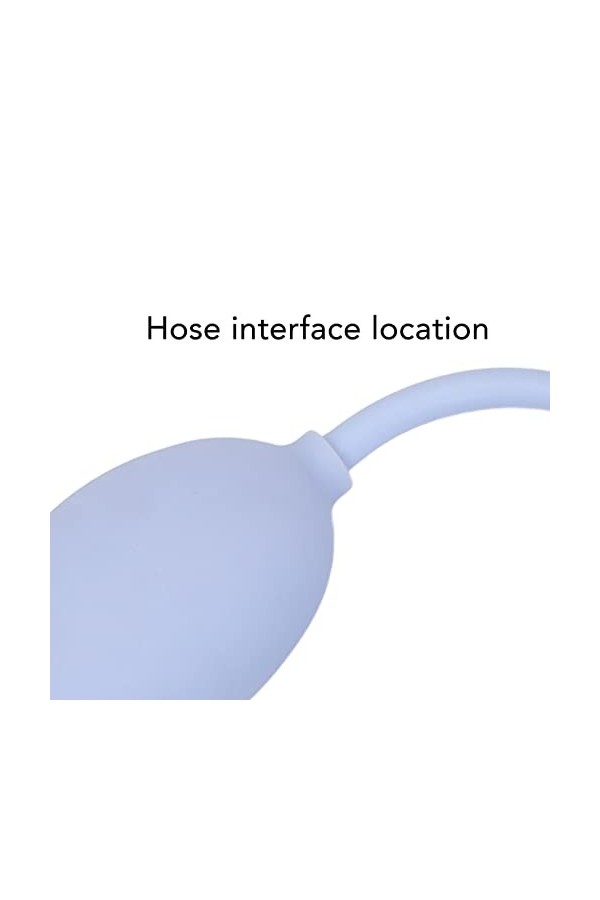 Ampoule de Douche Anale, Nettoyage Professionnel de lAmpoule de Lavement en Silicone Flexible pour les Parties Intimes