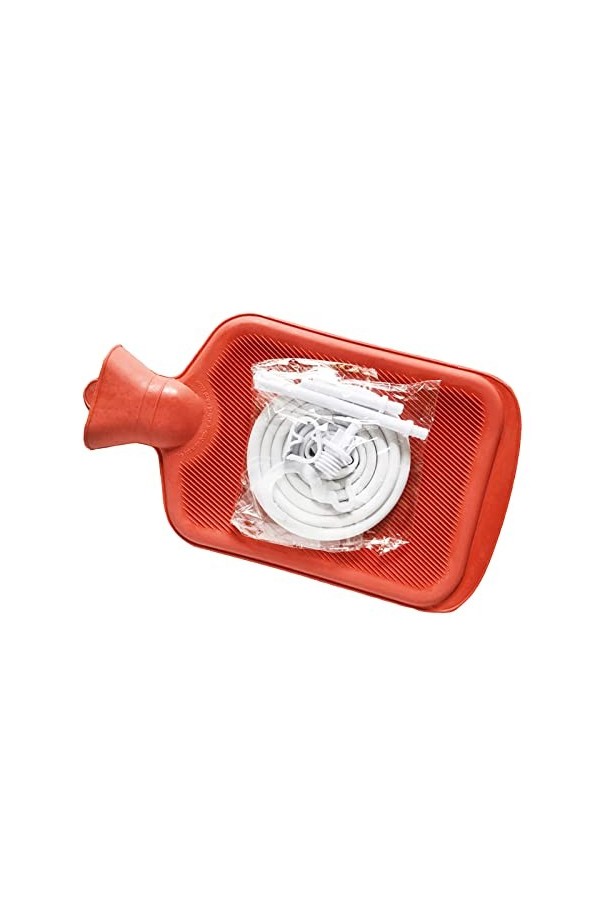 Colon Detox Cleanse Kit, Kit de Nettoyage de Sac de Lavement 2L pour Usage Domestique Rouge