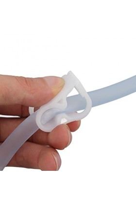 Tuyau de lavement, kit de tube de lavement en silicone doux et facile à assembler 1,5 m pour seau de lavement