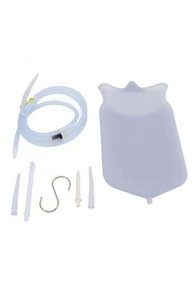 Changor Kit de Nettoyage du Côlon, Colon Cleanse Enema Bag 2L Lavement Réutilisable pour Hommes et Femmes