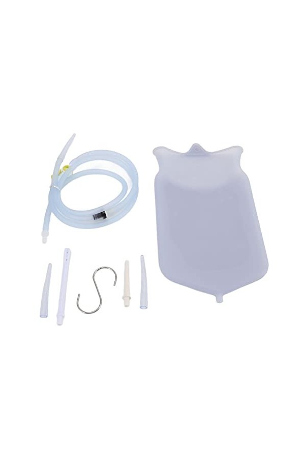 Changor Kit de Nettoyage du Côlon, Colon Cleanse Enema Bag 2L Lavement Réutilisable pour Hommes et Femmes