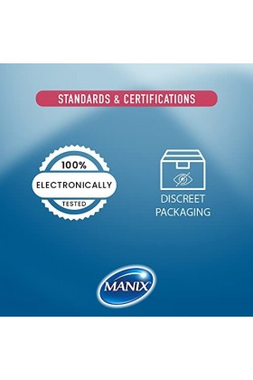 MANIX Fraise : Lubrifiant Intime 80mL Goût Fraise / Comestible / Compatible avec les Préservatifs