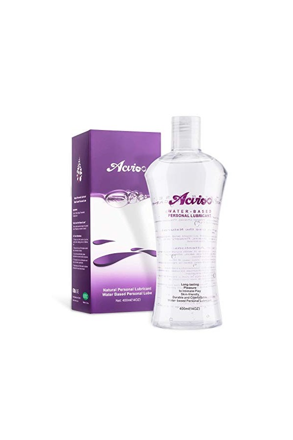 Acvioo Gel Lubrifiant Naturel à Base dEau Lube 240ml 