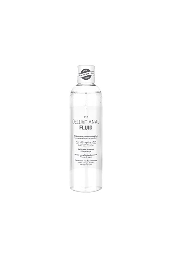 Fluide Anal Deluxe, relaxant à effet légèrement anesthésiant, à base deau, effet longue durée, 300 ml