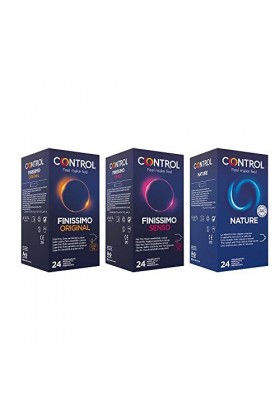 Control Feeling Mix Coffret de préservatifs classiques et fins - 72 préservatifs