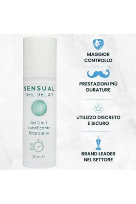 Gel Lubrifiant Sexuel Intime 2 en 1 retardateur homme précoce de plus longue durée pour les hommes - 30 ml - Spray retardateu