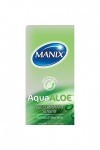 Manix Aquaaloe : Gel Lubrifiant Sensitif 80ml à Base DAloe Vera / Compatible avec les Préservatifs