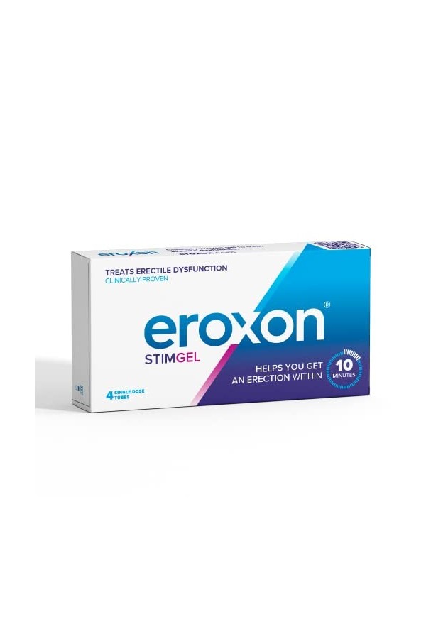 EROXON® StimGel* pour problèmes dérection - Aide à avoir une érection en 10 min 1 2 - Traitement discret en gel compatible