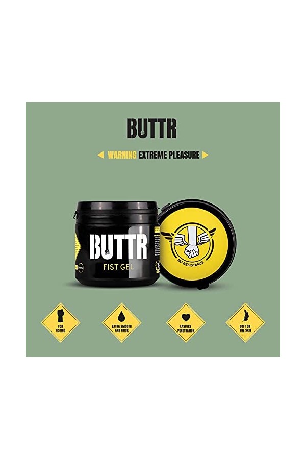 BUTTR Fisting Gel - Lubrifiant à Base dEau - 500ml
