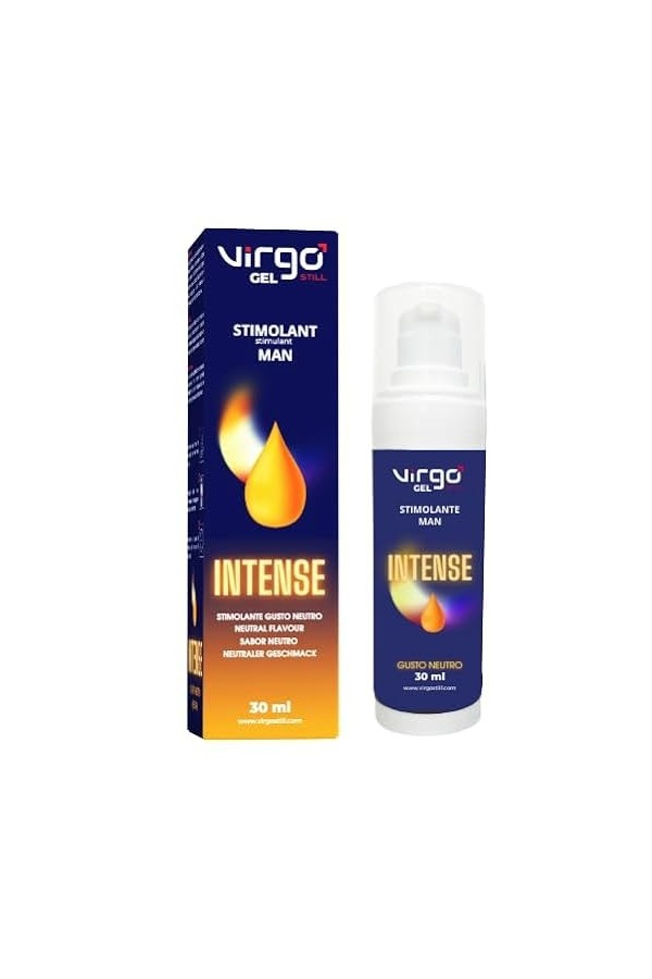 Virgostill Gel stimulant pour homme - Gel de massage 2 en 1 - Testé dermatologiquement - 30 ml