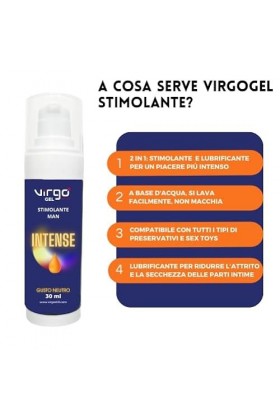 Virgostill Gel stimulant pour homme - Gel de massage 2 en 1 - Testé dermatologiquement - 30 ml