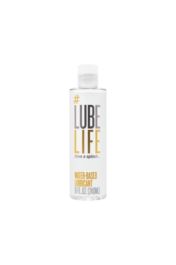 Lube Life Lubrifiants personnels, lubrifiant sexe pour hommes, femmes et Couples sans paraben, glycérine, Silicone et huile 
