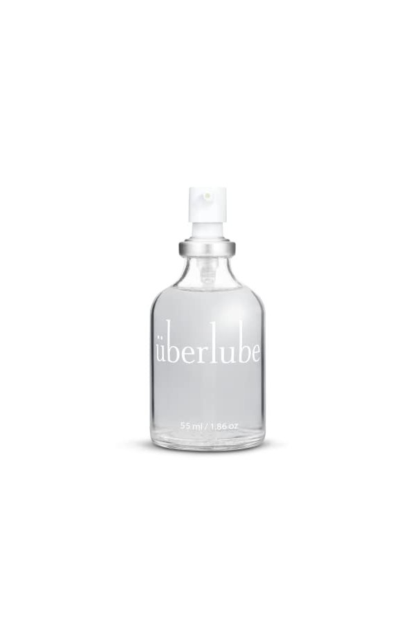 Überlube Gel lubrifiant de luxe | Gel lubrifiant intime au silicone naturel, sans latex et enrichi en vitamine E |Lubrifiant 