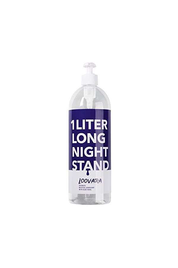 Loovara Lubrifiant pour la peau sensible 250 ml - OLE OLE ALOE - pH-optimisé, À base deau, avec laloe vera, Adapté à la flo