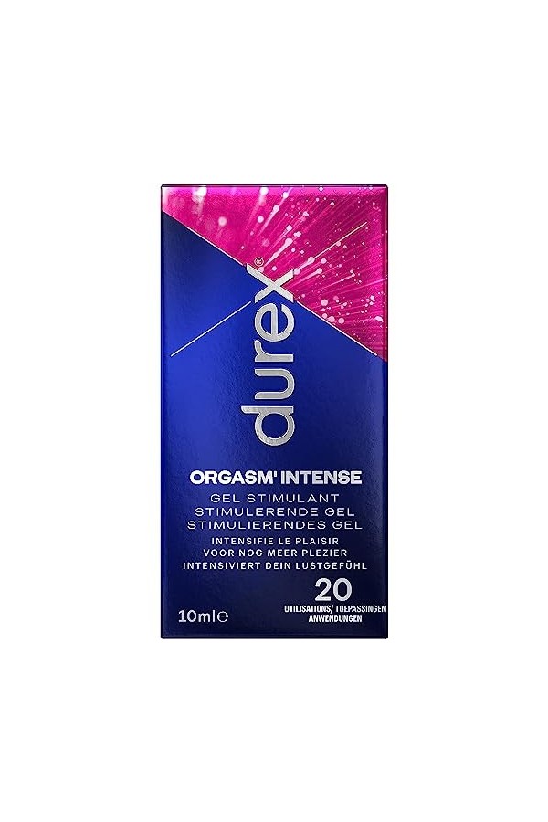 Durex Intense Orgasmic Gel&nbsp;Lubrifiant stimulant 10&nbsp;ml rose