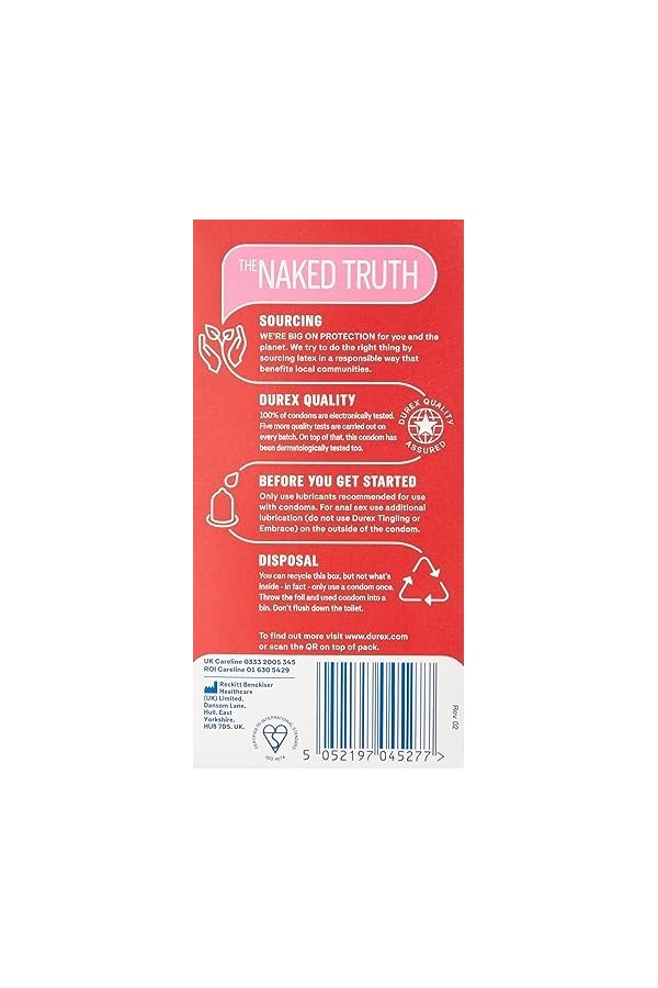 Durex - Boîte de 12 Préservatifs Ultra