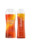 DUREX Lot de 2 Gels Lubrifiants Intimes - Gel De Massage Intime Ylang Ylang 200ml - Gel Lubrifiant Hot Chauffant Stimulant 10