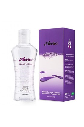 Acvioo Gel Lubrifiant à Base dEau Naturel Intime Lube 240ml 