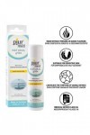 pjur med NATURAL glide - Gel lubrifiant médical à base deau - À la glycérine végétale - Protection pour les peaux sensibles 