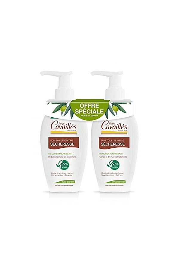 Soin Toilette Naturel Special Sécheresse 2x250ml Intime Rogé Cavaillès