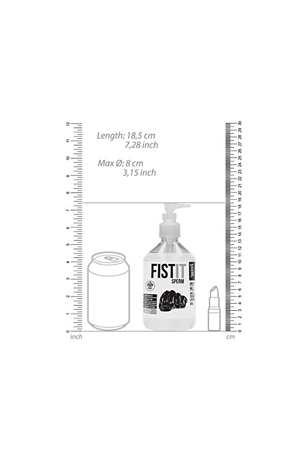 Shots Fist It - Sperm - 500ml With Pump
