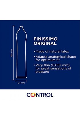 CONTROL feel make feel finissimo original, super fin sensibilité et plaisir accrus 24 préservatifs