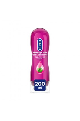 Durex Gel de Massage 2 en 1 à lAloe Vera 200 ml