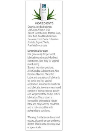 Aloe Lubrifiant personnel à laloe vera 70,9 g