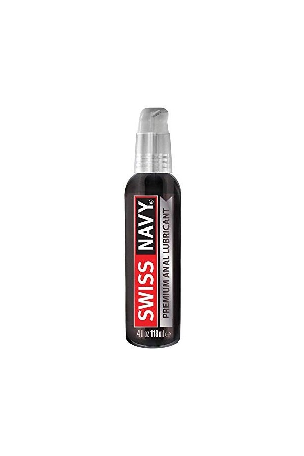 SWISS NAVY Lubrifiant anal en silicone de qualité supérieure, 4 oz, MD Science Lab