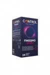 Control Préservatifs Finissimo Senso. Boîte Pack économise 24 préservatifs plus fins, plus de sensibilité, lubrifiés, sexe sû