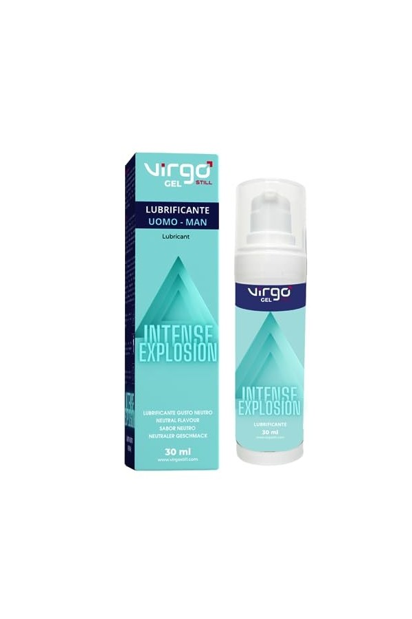 Virgostill Gel Lubrifiant pour relations intimes - Lubrifiant sexuel intime à base deau - 30 ml