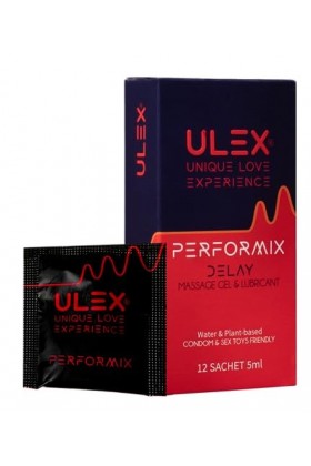 Ulex Performix - Gel de massage & Lubrifiant retardant à base deau 60 ml 