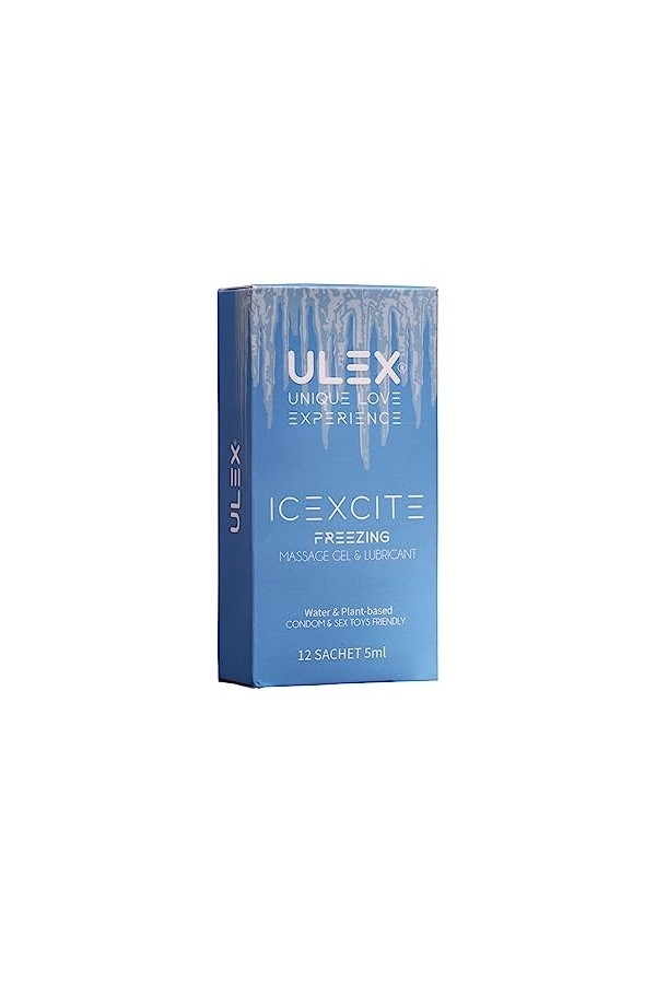 Ulex Icexcite - Gel de massage & Lubrifiant effet froid à base deau 60 ml 