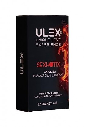 Ulex Sextotix - Gel de Massage & Lubrifiant Effet Chaleur à base deau 60 ml …