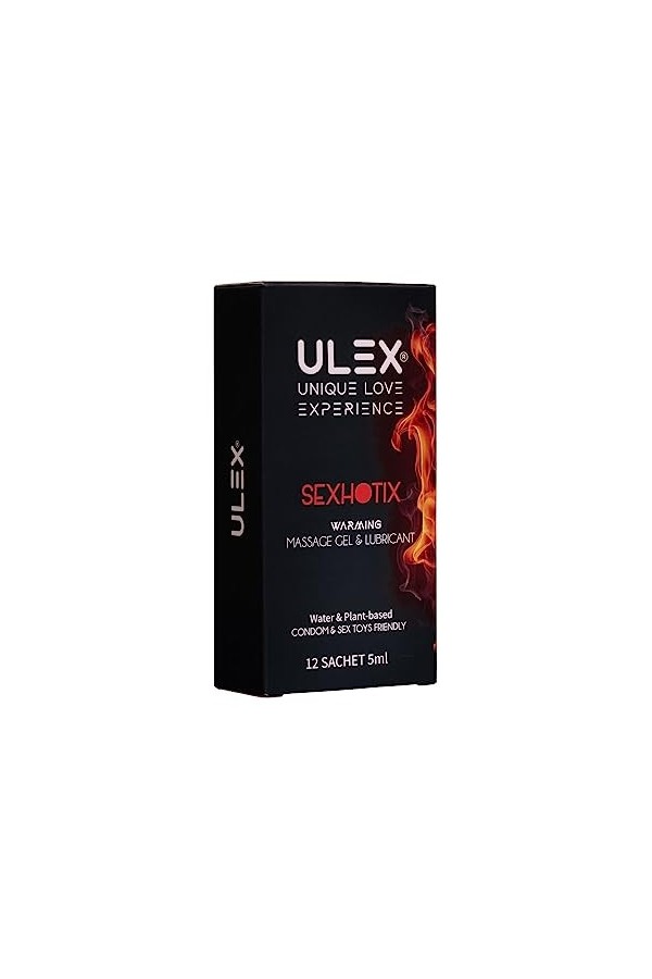 Ulex Sextotix - Gel de Massage & Lubrifiant Effet Chaleur à base deau 60 ml …