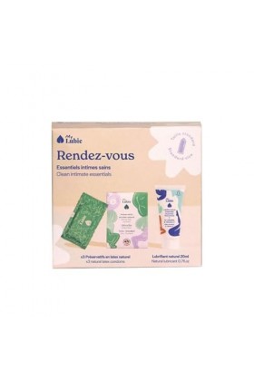 MY LUBIE - Kit Voyage Rendez-vous - Lubrifiant Naturel à Base dEau 20ml & 3 Préservatifs Ultra Fins Taille Standards - Coffr