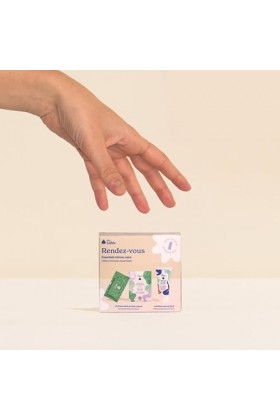 MY LUBIE - Kit Voyage Rendez-vous - Lubrifiant Naturel à Base dEau 20ml & 3 Préservatifs Ultra Fins Taille Standards - Coffr