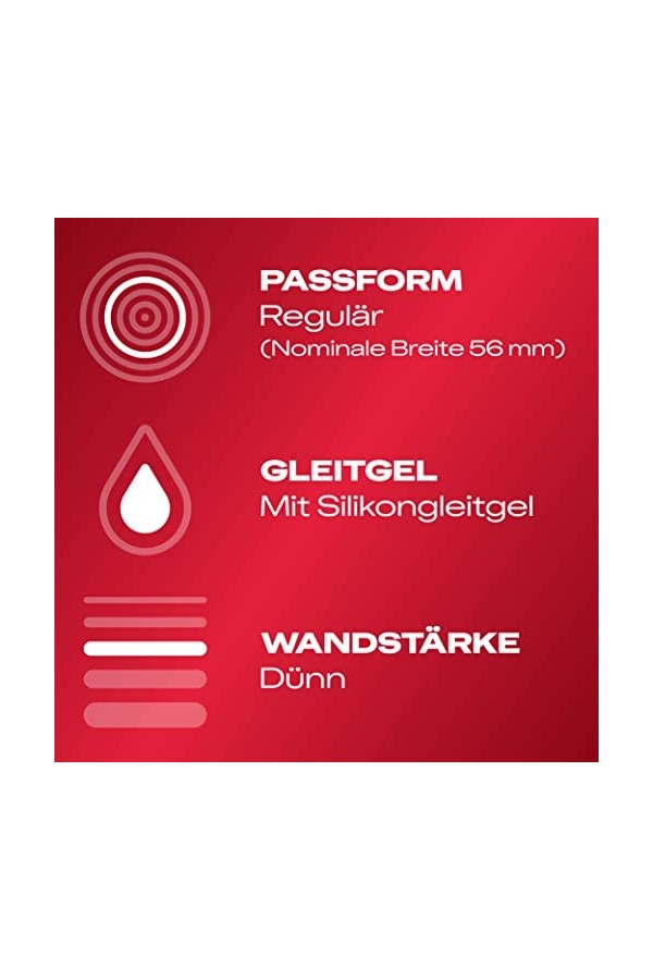 Durex Lot de 20 préservatifs classiques